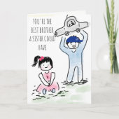 Card for a Brother from a Sister Kaart (Voorkant)