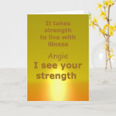 Card for an ill friend | Get well Kaart (Gele Bloem)