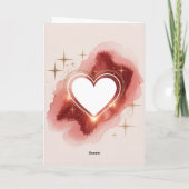 Card for boyfriend, romantic, birthday, gifts  kaart (Achterkant)