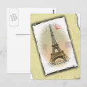 Card Fron Paris Briefkaart (Voorkant / Achterkant)