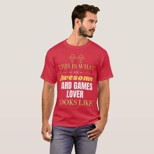 Card games boy t-shirt (Voorkant volledig)