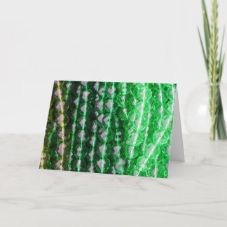Card, "Green Beads" Kaart
