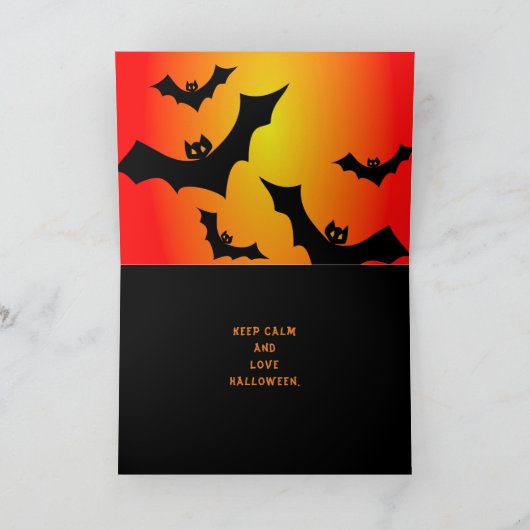 Card Halloween Feestdagen Kaart (Binnen)