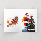 Card – Holiday Cheer & Joy Folie Wenskaart (Binnenlaag)