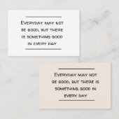 Card insert - Aanmoediging Visitekaartje (Voorkant / Achterkant)