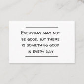 Card insert - Aanmoediging Visitekaartje (Voorkant)