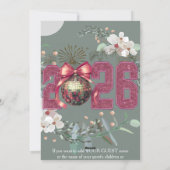 card Invitation Kaart (Achterkant)