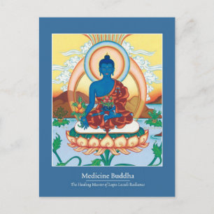 CARD Medicine Buddha - met mooie rug Briefkaart