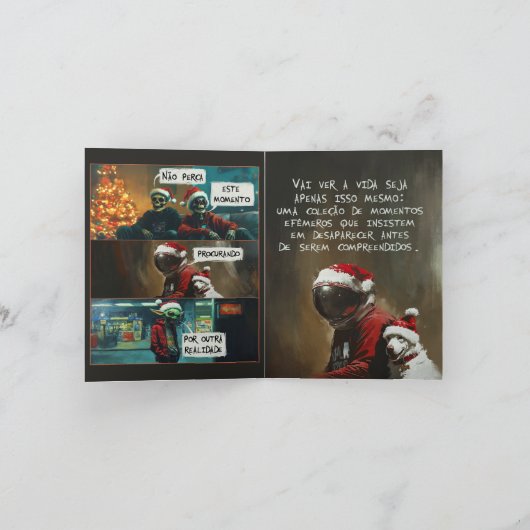 Card Natal Astronauta (Binnen)