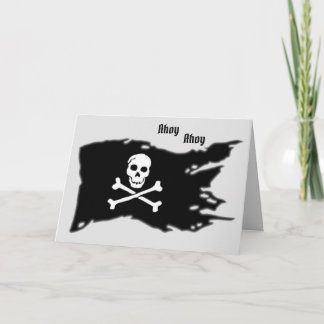 Card Pirates Flag Kaart