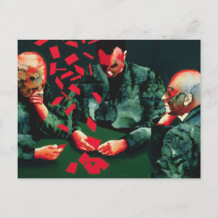 Card Players 1987 Briefkaart