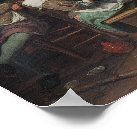 Card Players Poster (Hoek)