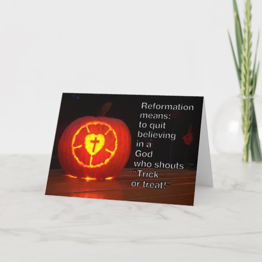 Card Reformation and Halloween Kaart (Voorkant)