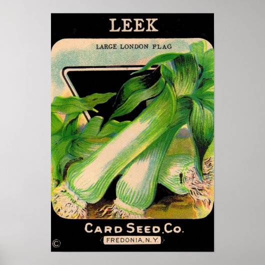 Card Seed Company envelop omslag - prei Poster (Voorkant)