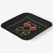 Card Shark Poker Party  Papieren Bordje (Gebogen)