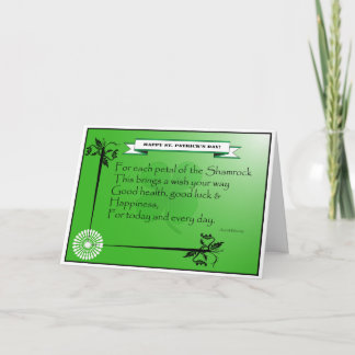 Card_St. De Dag van Patrick Kaart