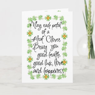 Card-St. Patricks Day Kaart