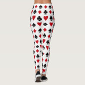 Card Suits Poker Style Lucky-Leggings Leggings (Achterkant)