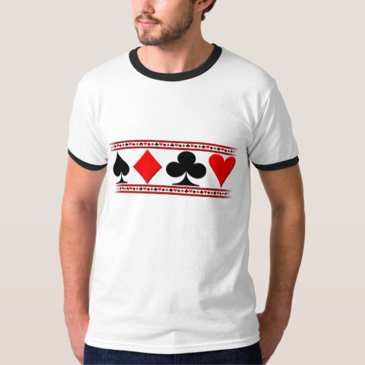 Card Suits T-shirt (Voorkant)