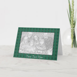 Card Template - Christmas Holly Feestdagen Kaart