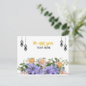 CARD THANK YOU BRIEFKAART (Staand voorkant)