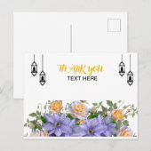 CARD THANK YOU BRIEFKAART (Voorkant / Achterkant)