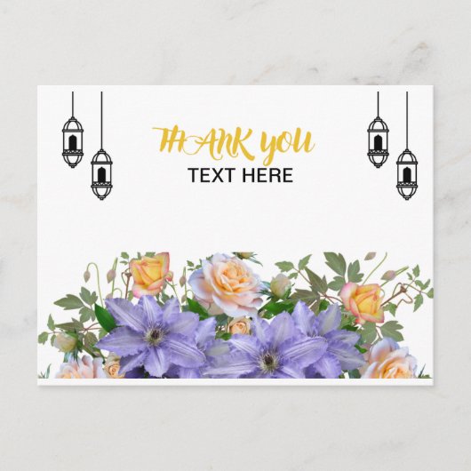 CARD THANK YOU BRIEFKAART (Voorkant)