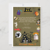 Card to an alooeen party kaart (Voorkant)