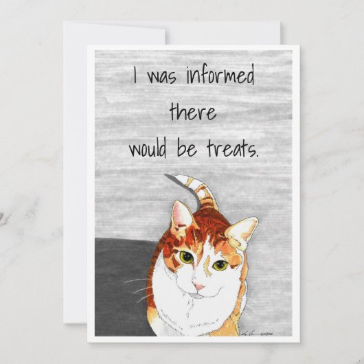Card: Treats for Hobbes Feestdagenkaart (Voorkant)