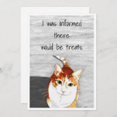 Card: Treats for Hobbes Feestdagenkaart (Voorkant / Achterkant)