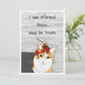 Card: Treats for Hobbes Feestdagenkaart (Staand voorkant)