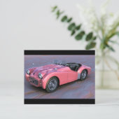 Card TriumphTr3-3gtr Briefkaart (Staand voorkant)