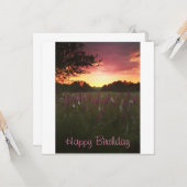 Card Wild Foxglove Meadow Kaart (Voorkant / Achterkant in situ)