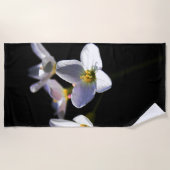 Cardamine Pratensis Bloemen btcnm Strandlaken (Voorkant)