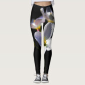 Cardamine pratensis bloemen lecum leggings (Voorkant)