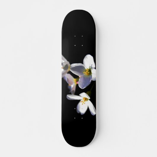 Cardamine Pratensis Bloemen SdCNA Persoonlijk Skateboard (Voorkant)