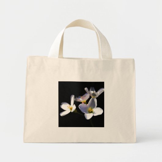 Cardamine pratensis bloemen tcna mini tote bag (Voorkant)