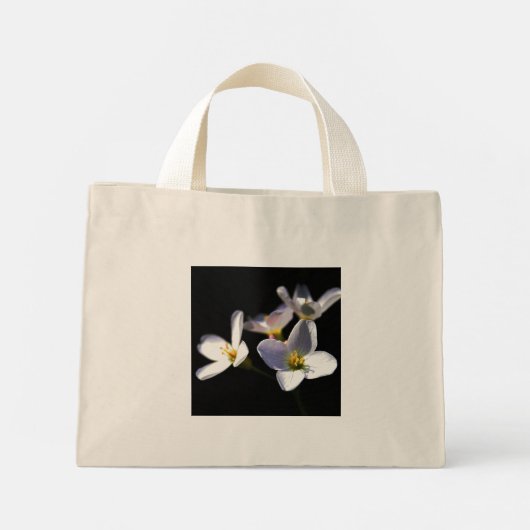Cardamine Pratensis Bloemen ttcnm Mini Tote Bag (Achterkant)