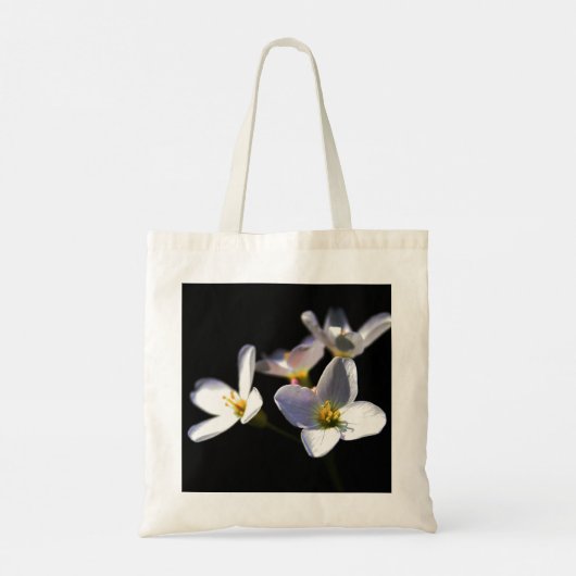 Cardamine Pratensis Flowers bit Tote Bag (Achterkant)