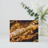 Cardan Shaft - Werkelijk hard Briefkaart (Staand voorkant)