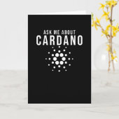 Cardano ADA Cryptocurrency Kaart (Gele Bloem)