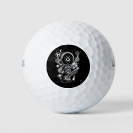 Cardano Coin-Crypto Astronaut Golfballen