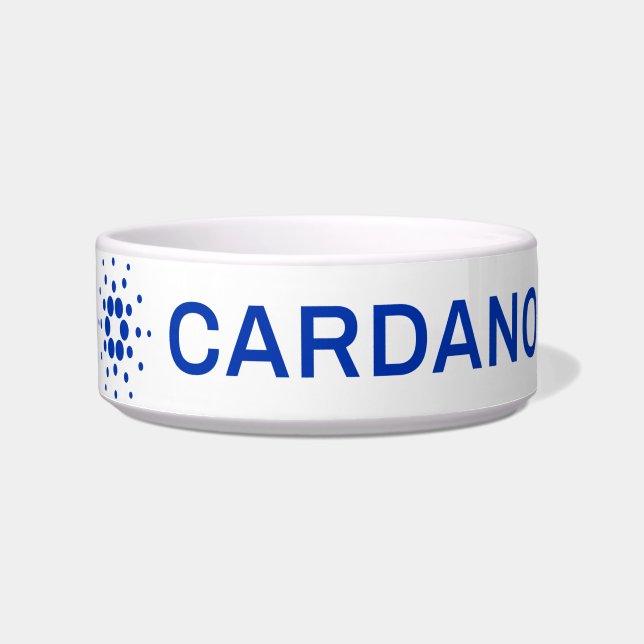 Cardano Full Logo Pet Bowl Voerbakje (Voorkant)