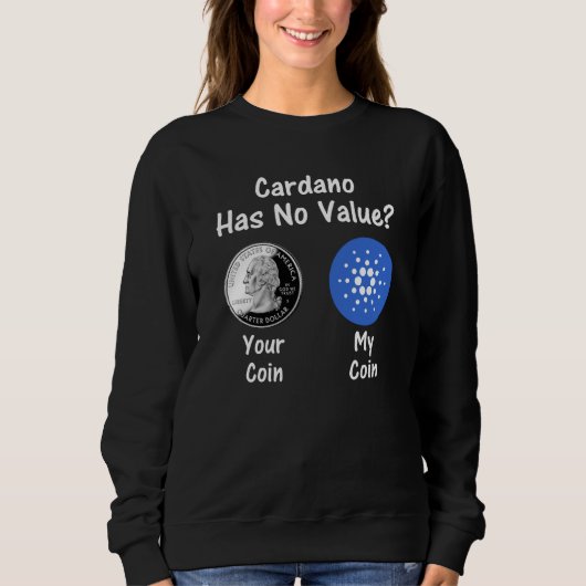 Cardano Heeft Geen Waarde Trui (Voorkant)