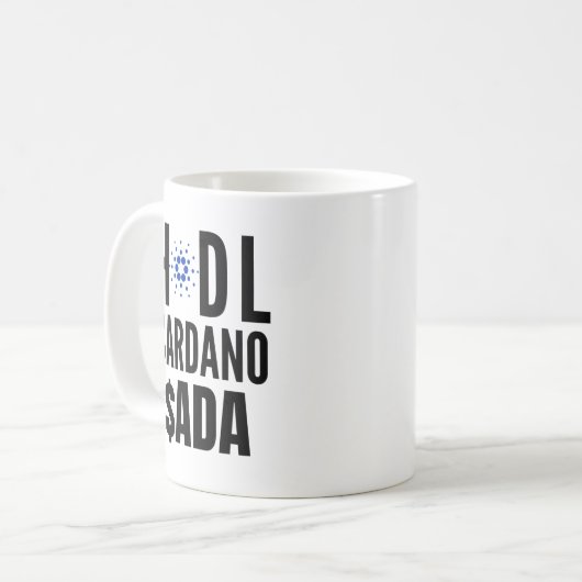 Cardano Hodl -  Koffiemok (Voorkant links)