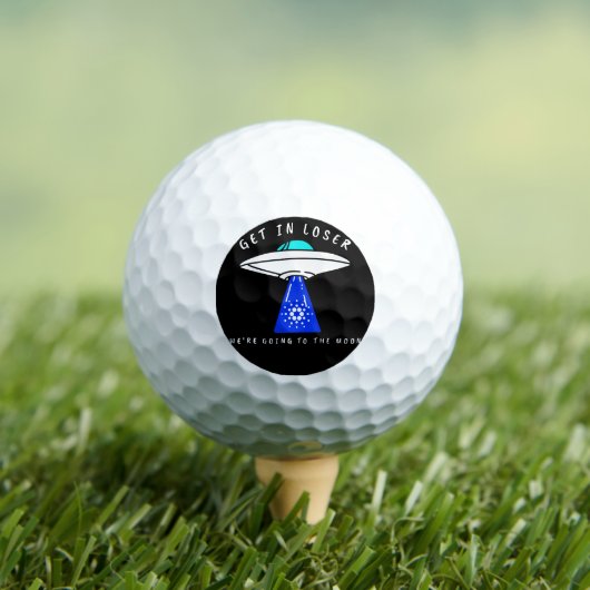Cardano naar de maan- ADA Crypto Golfballen (Insitu Shirt)