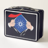 Cardano Superheld Afbeelding Lunchbox (Voorkant)