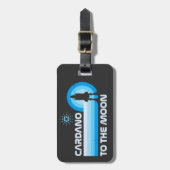 CARDANO-TO-THE MOON BAGAGELABEL (Voorkant verticaal)