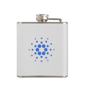 Cardano Torn Afbeelding en Logo erlenmeyer Heupfles (Achterkant)