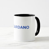 Cardano volledig logo afbeelding mok (Voorkant rechts)